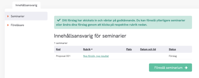 Stöd för en fullgod abstractprocessen